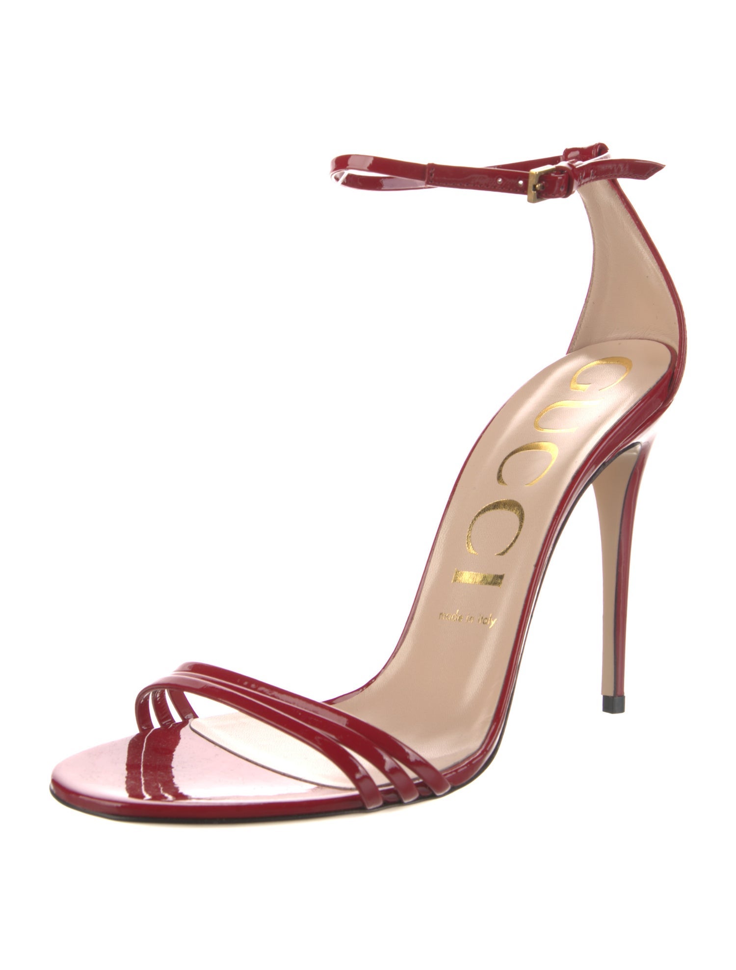 Gucci Patent Leather Sandals