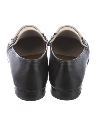 Gucci Horsebit Accent Leather Loafers