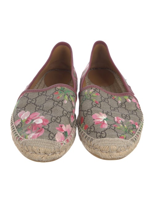 Gucci GG Supreme Whipstitch Trim Espadrilles