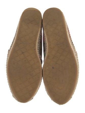Gucci GG Supreme Whipstitch Trim Espadrilles