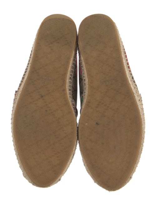 Gucci GG Supreme Whipstitch Trim Espadrilles
