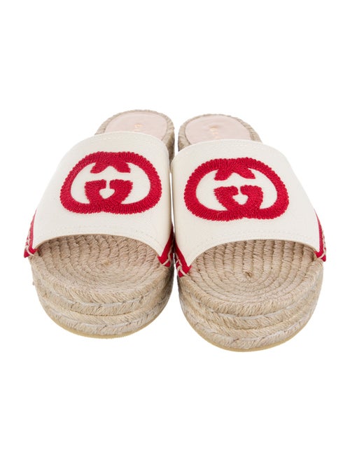 Gucci Interlocking G Logo Canvas Espadrilles