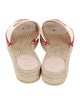 Gucci Interlocking G Logo Canvas Espadrilles
