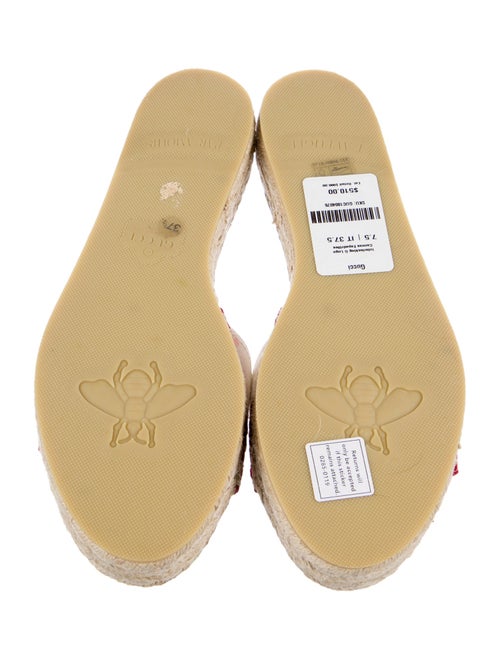 Gucci Interlocking G Logo Canvas Espadrilles