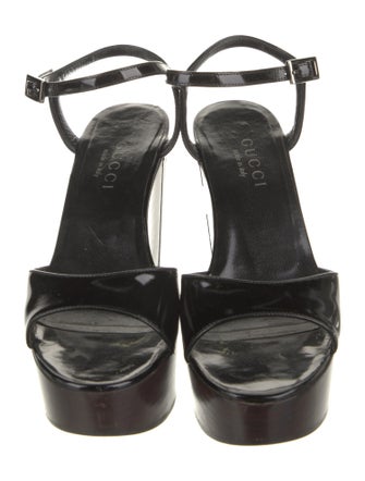 Gucci Patent Leather Sandals