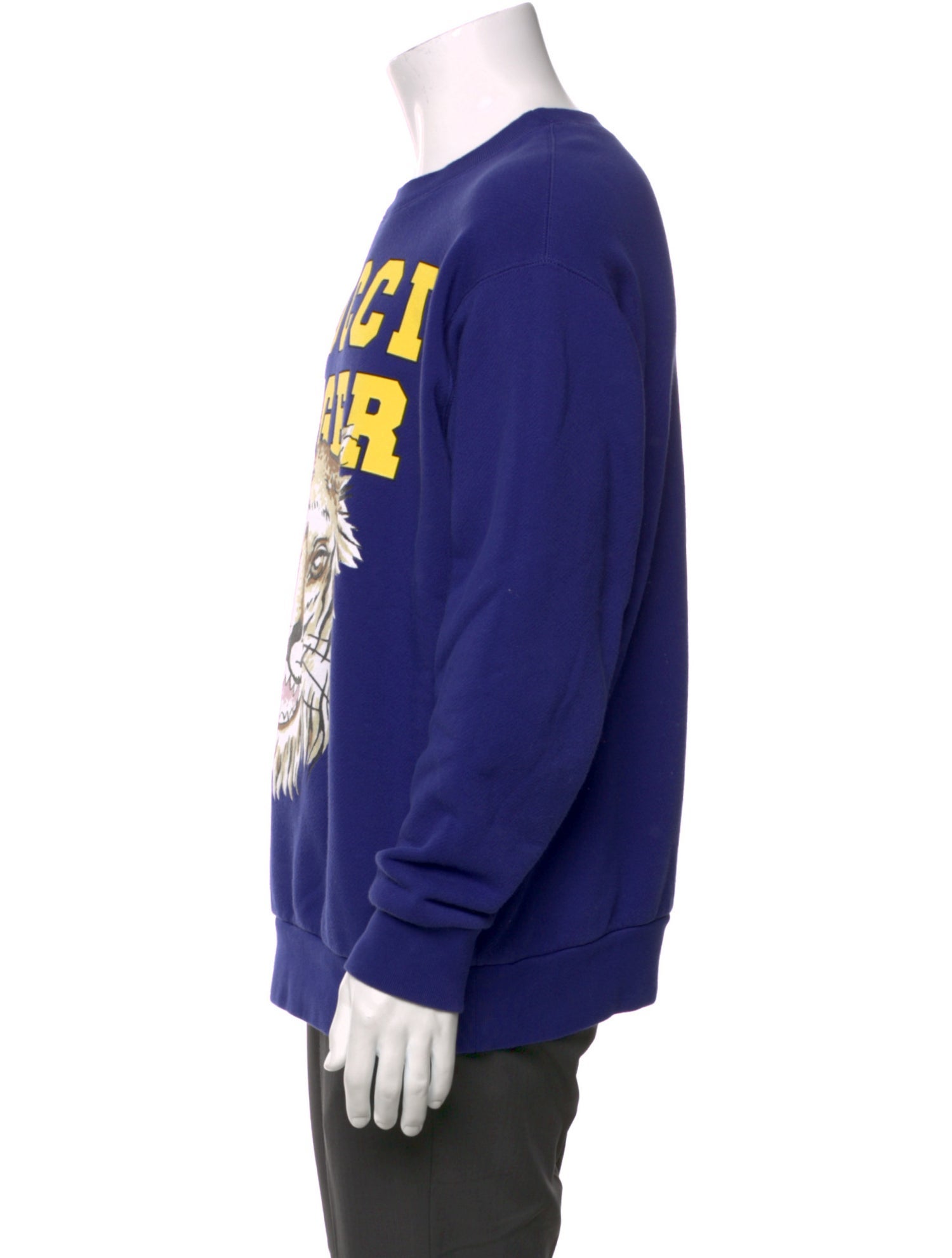 Gucci Graphic Print Crew Neck Pullover