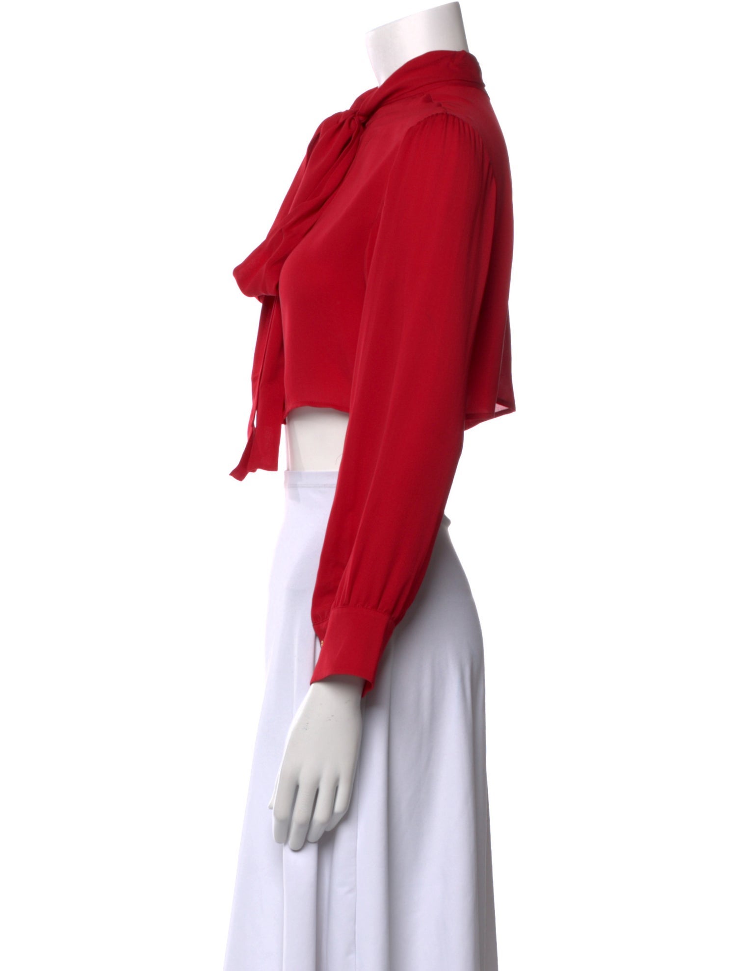 Gucci 2023 Silk Crop Top