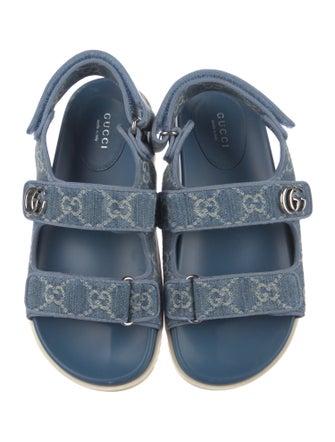 Gucci Moritz GG Denim Slides