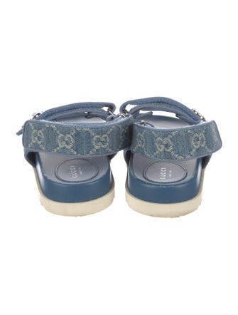 Gucci Moritz GG Denim Slides