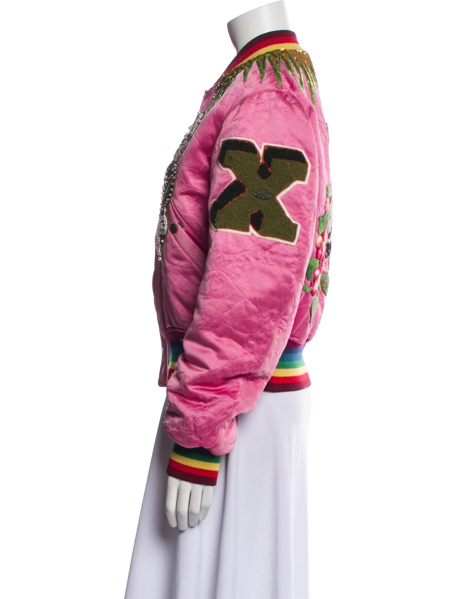 Gucci 2017 Nylon Bomber Jacket