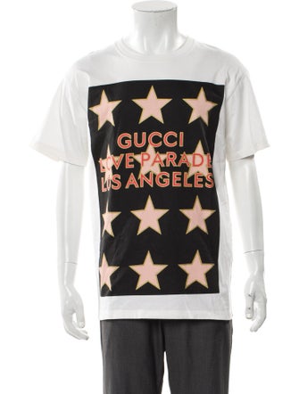 Gucci Graphic Print Crew Neck T-Shirt