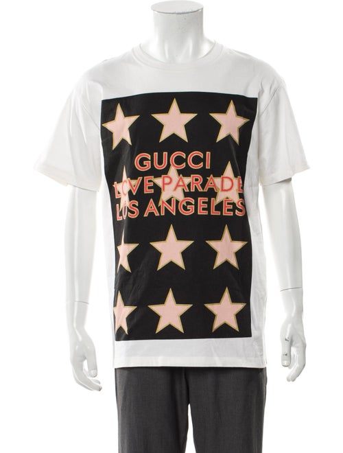 Gucci Graphic Print Crew Neck T-Shirt