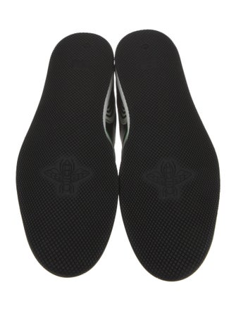 Gucci Leather Colorblock Pattern Sneakers