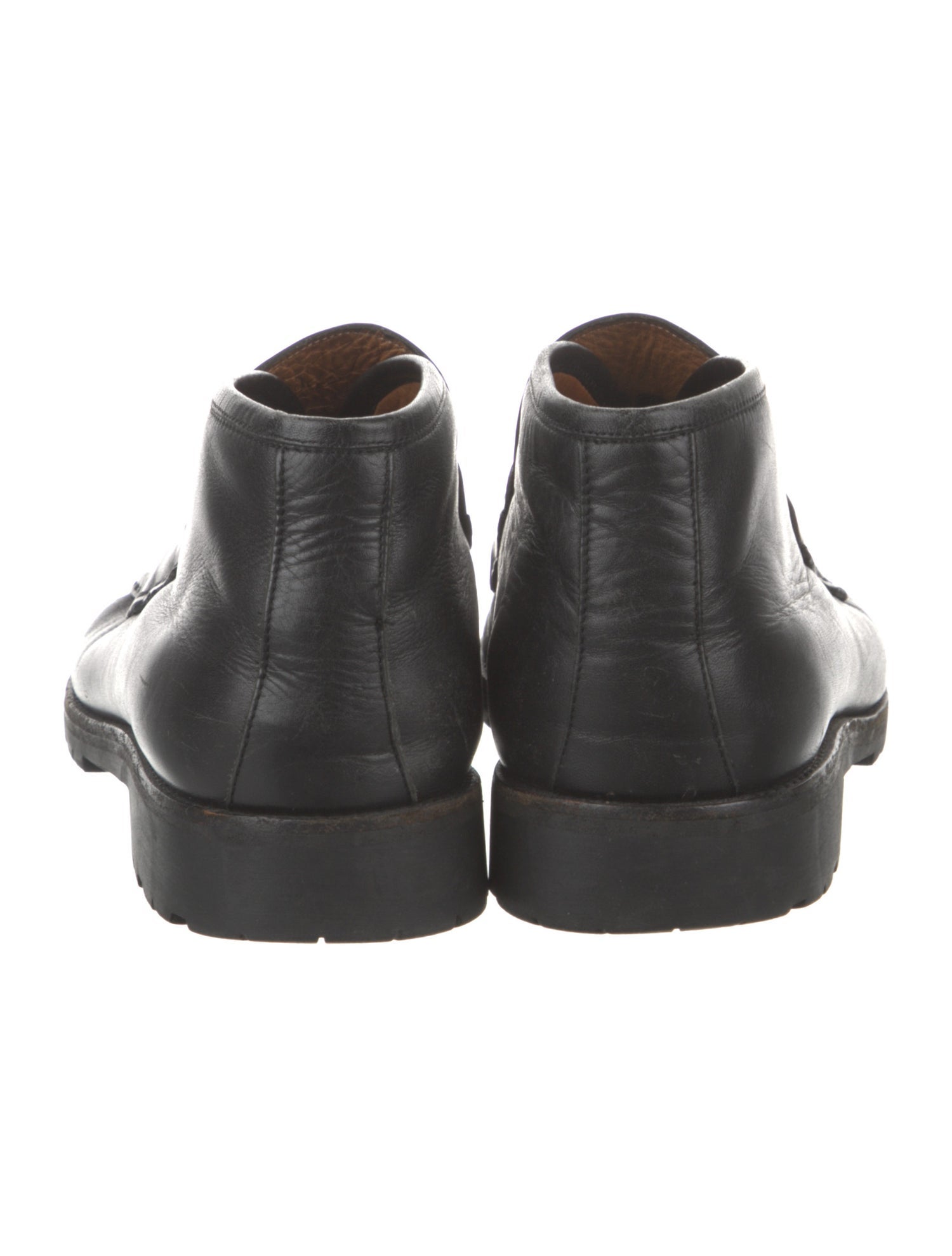 Gucci Horsebit Accent Leather Loafers