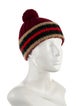 Gucci Wool Knit Pom-Pom Beanie
