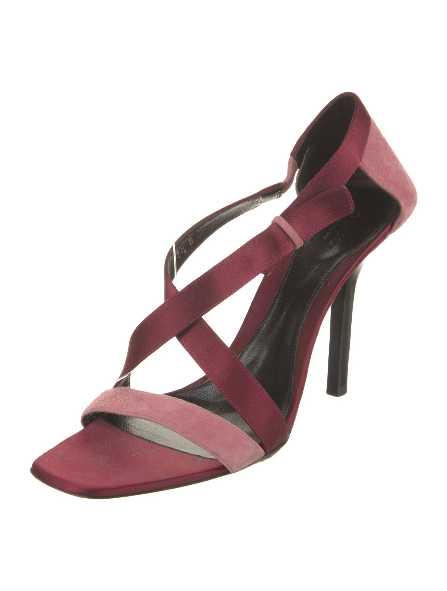 Gucci Suede Slingback Sandals