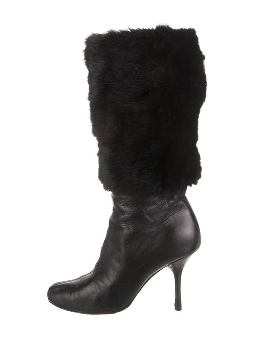 Gucci Fur Fur Trim Boots
