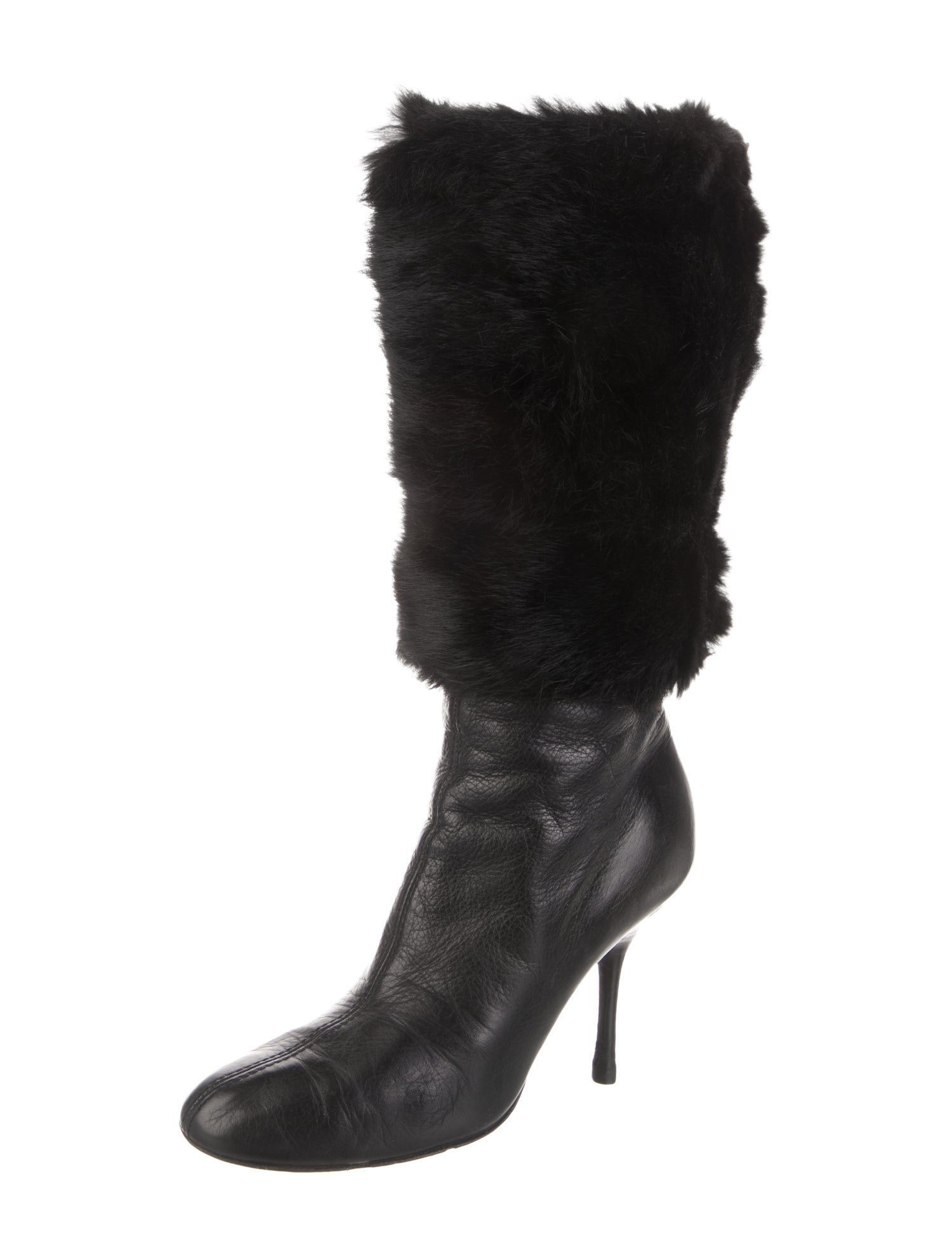 Gucci Fur Fur Trim Boots