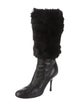 Gucci Fur Fur Trim Boots