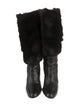 Gucci Fur Fur Trim Boots