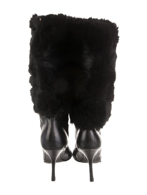 Gucci Fur Fur Trim Boots