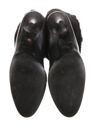 Gucci Fur Fur Trim Boots
