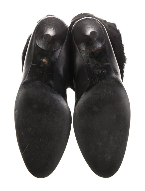 Gucci Fur Fur Trim Boots