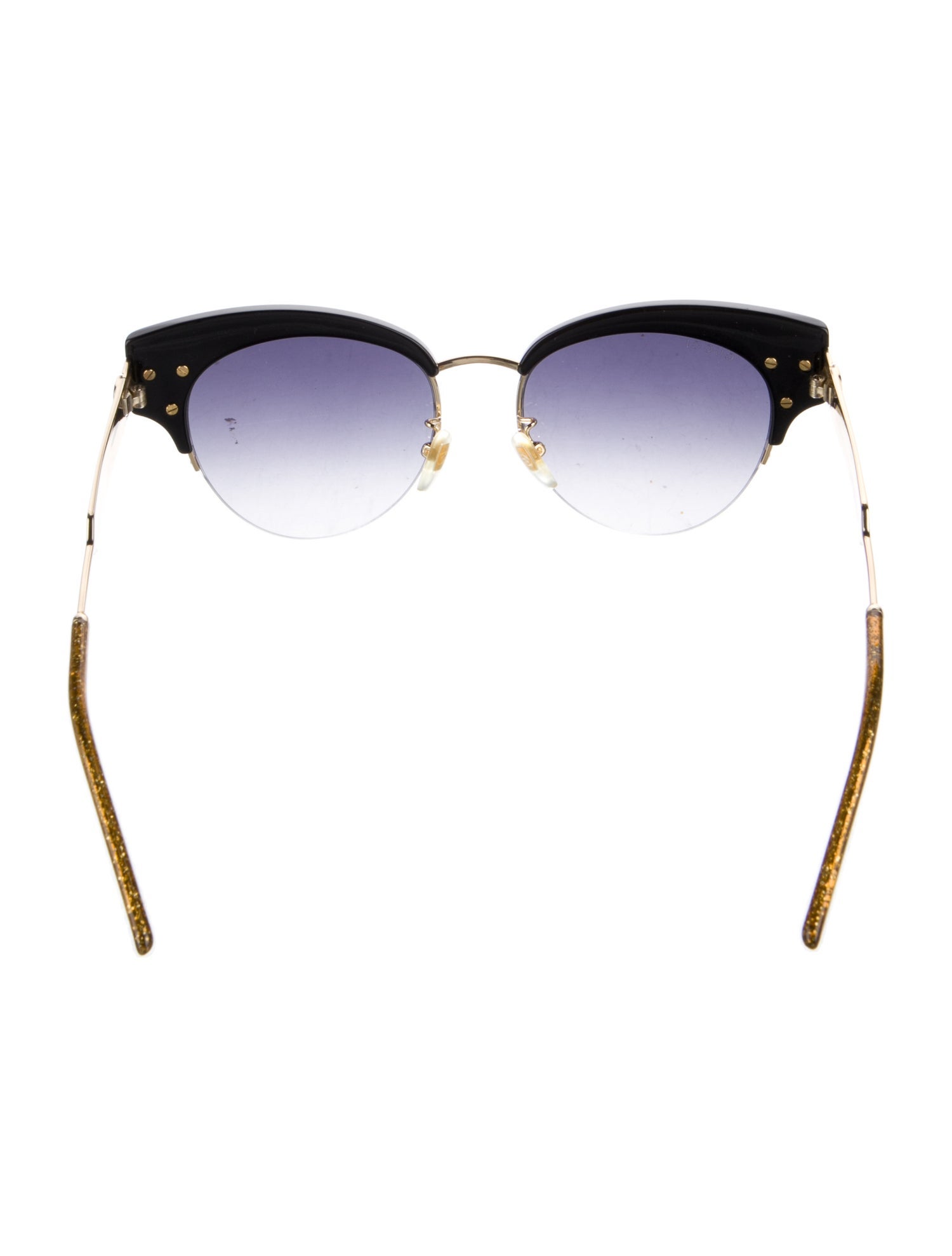 Gucci Web Accent Cat-Eye Sunglasses