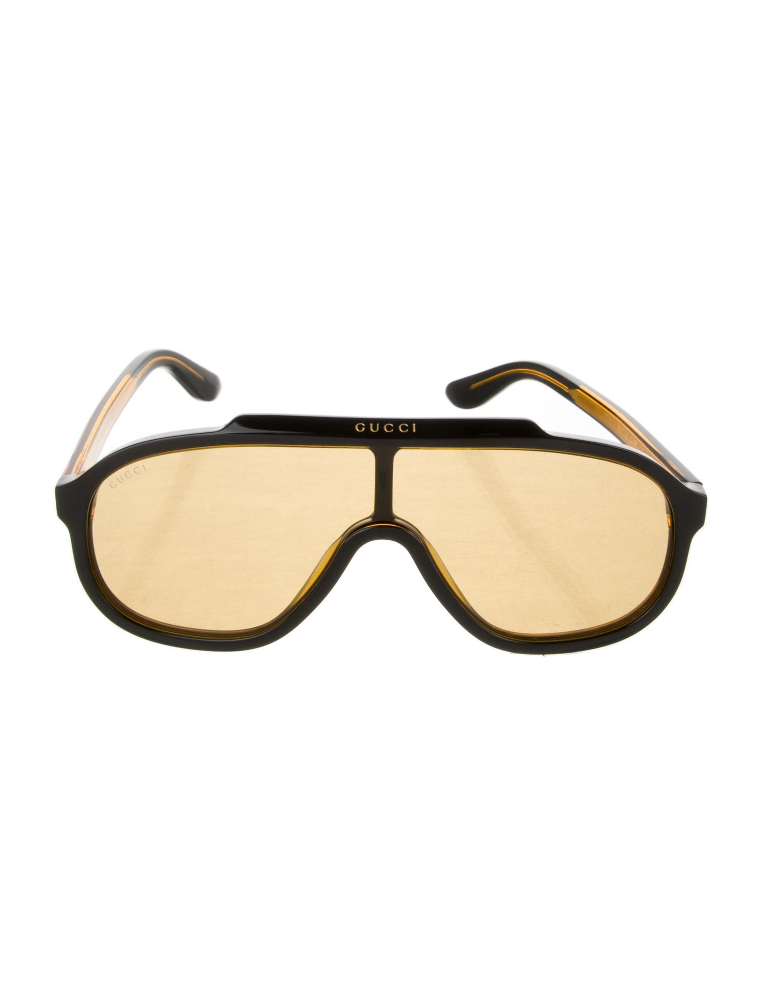 Gucci Shield Tinted Sunglasses