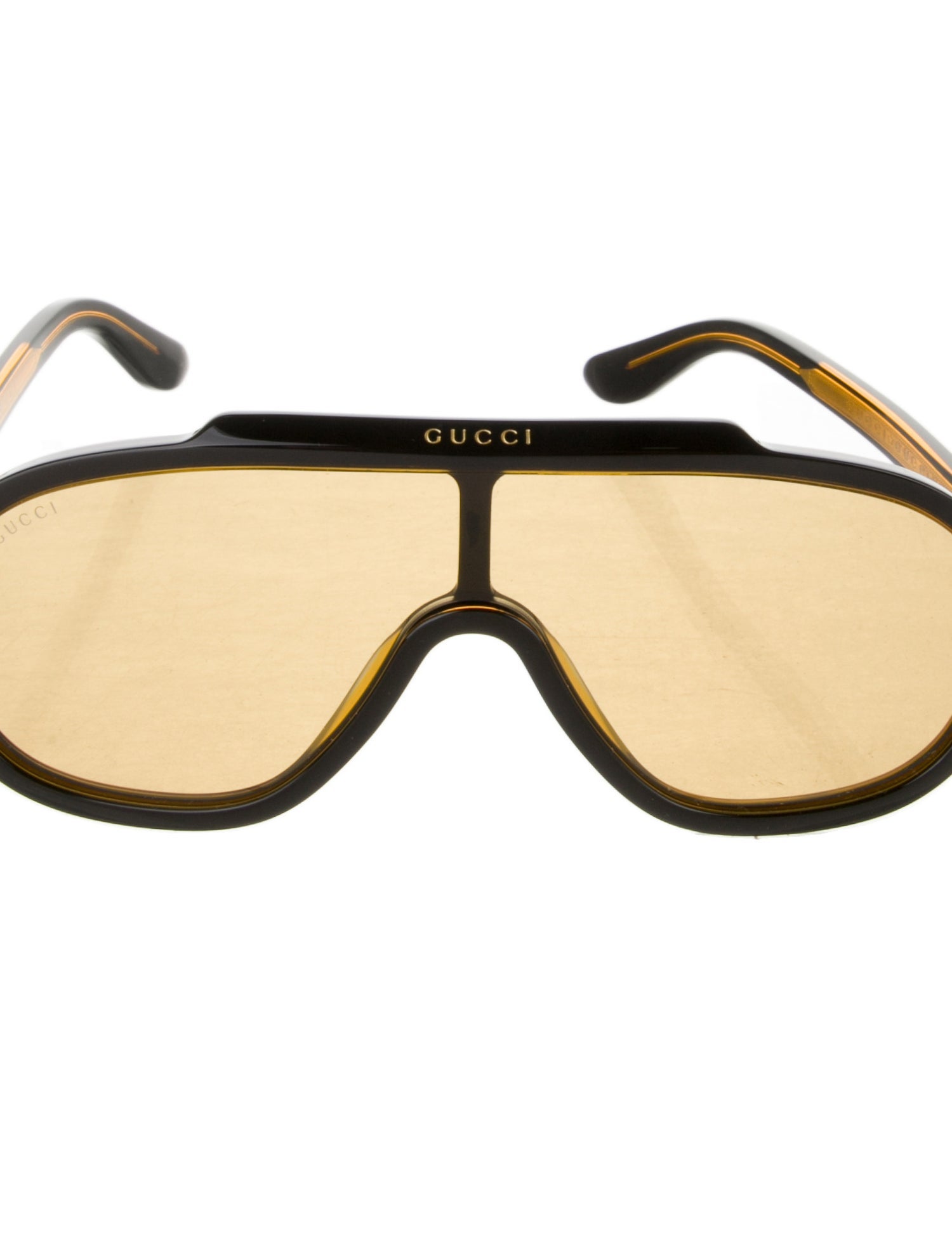 Gucci Shield Tinted Sunglasses