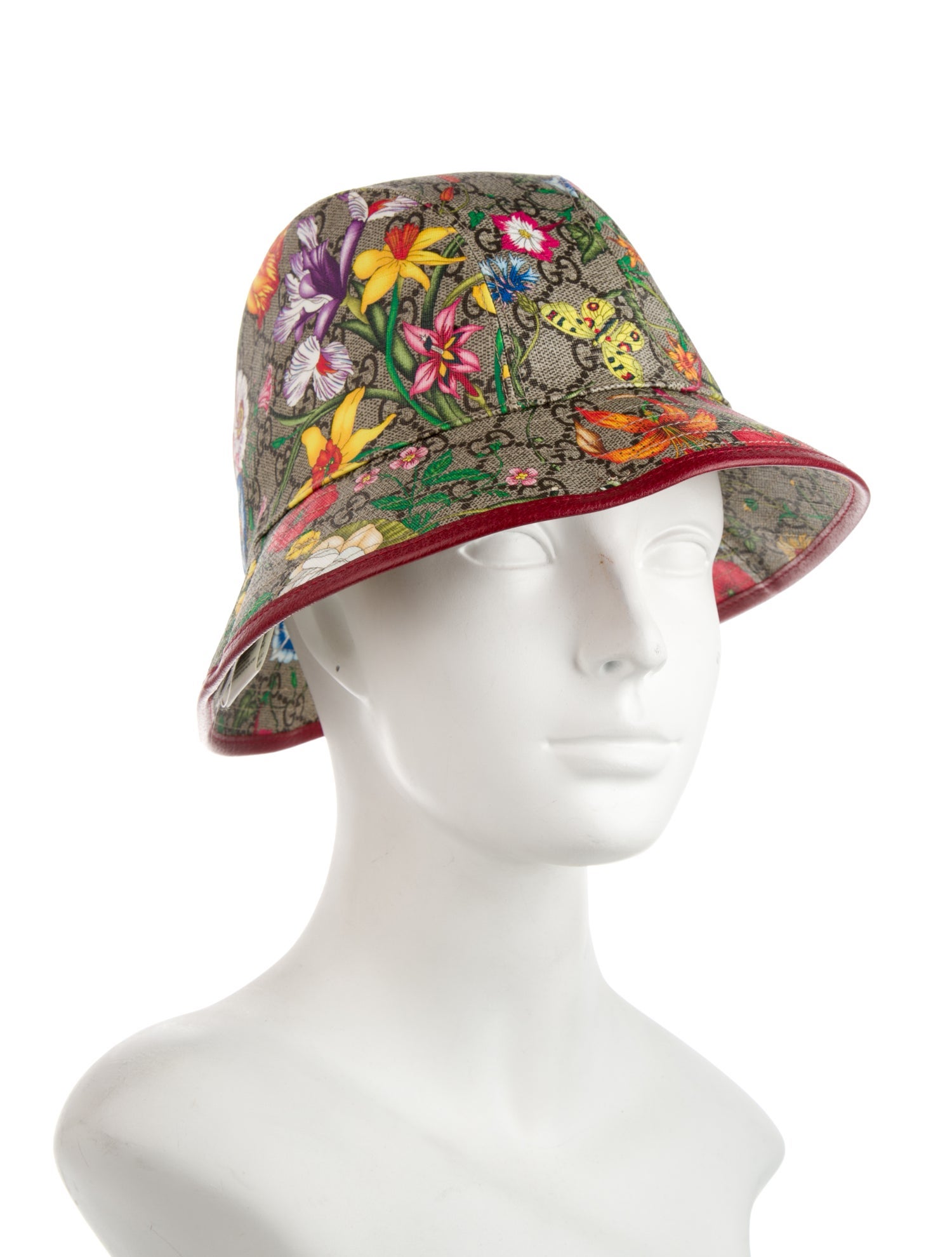 Gucci Floral Print Bucket Hat w/ Tags