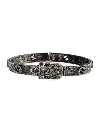 Gucci Garden Interlocking GG Buckle Bangle Bracelet