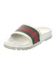 Gucci Web Accent Rubber Slides