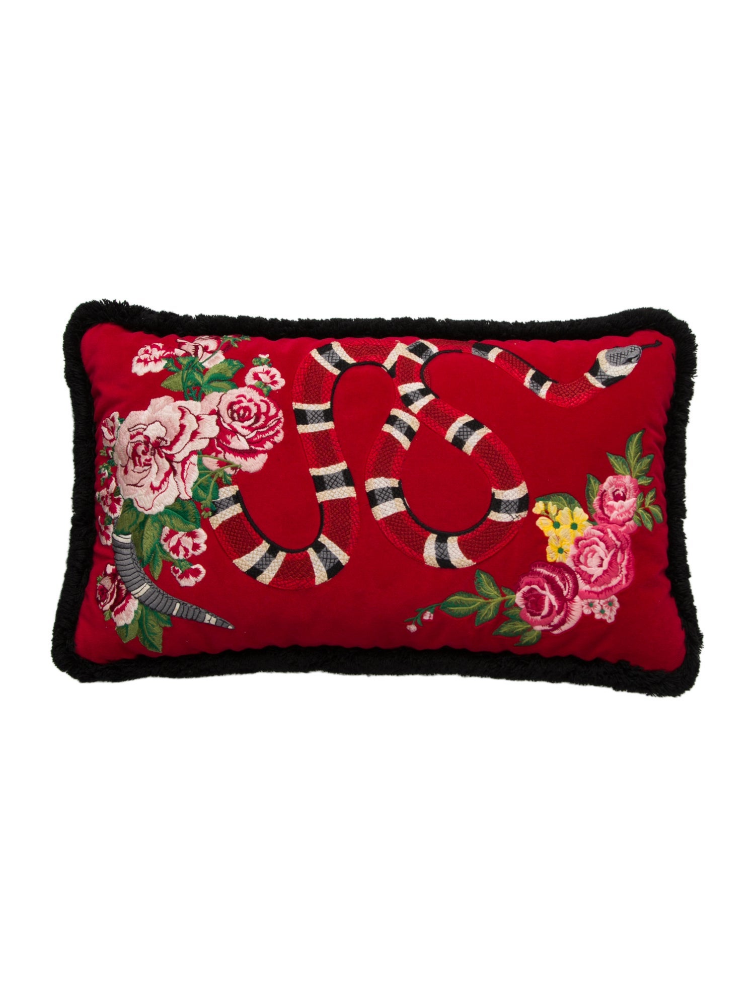 Gucci Kingsnake Velvet Cushion