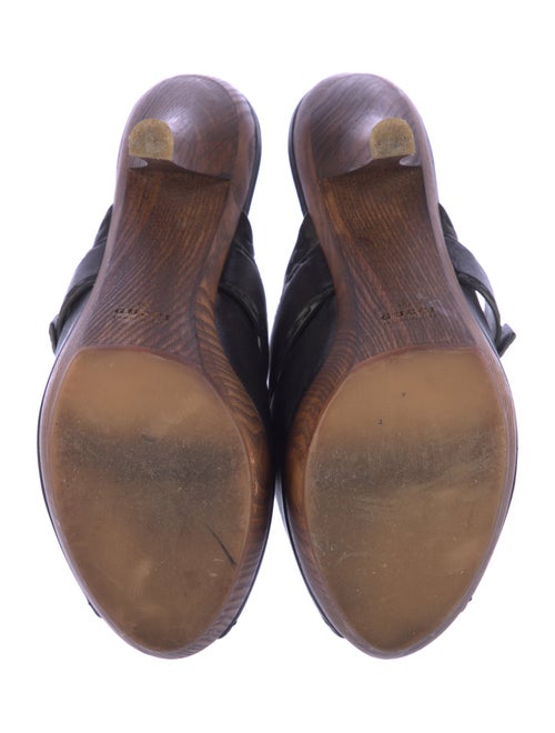 Gucci Hasler Horsebit Accent Leather Mules