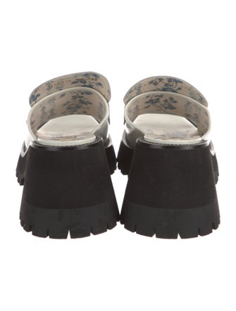 Gucci Horsebit Accent Leather Slides