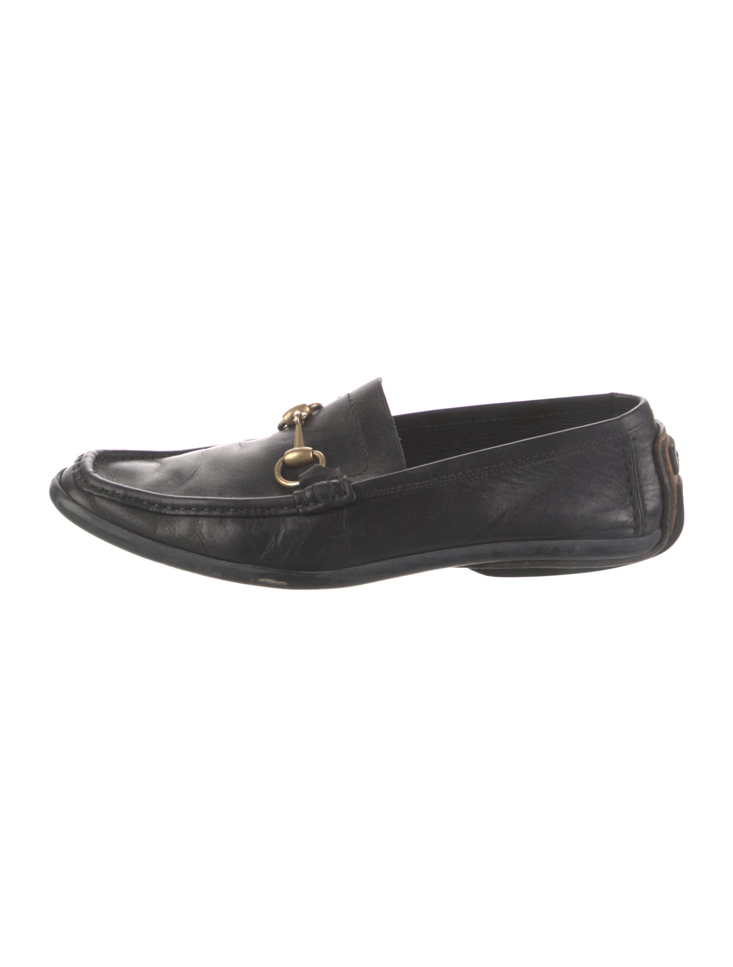 Gucci 1955 Horsebit Accent Leather Loafers