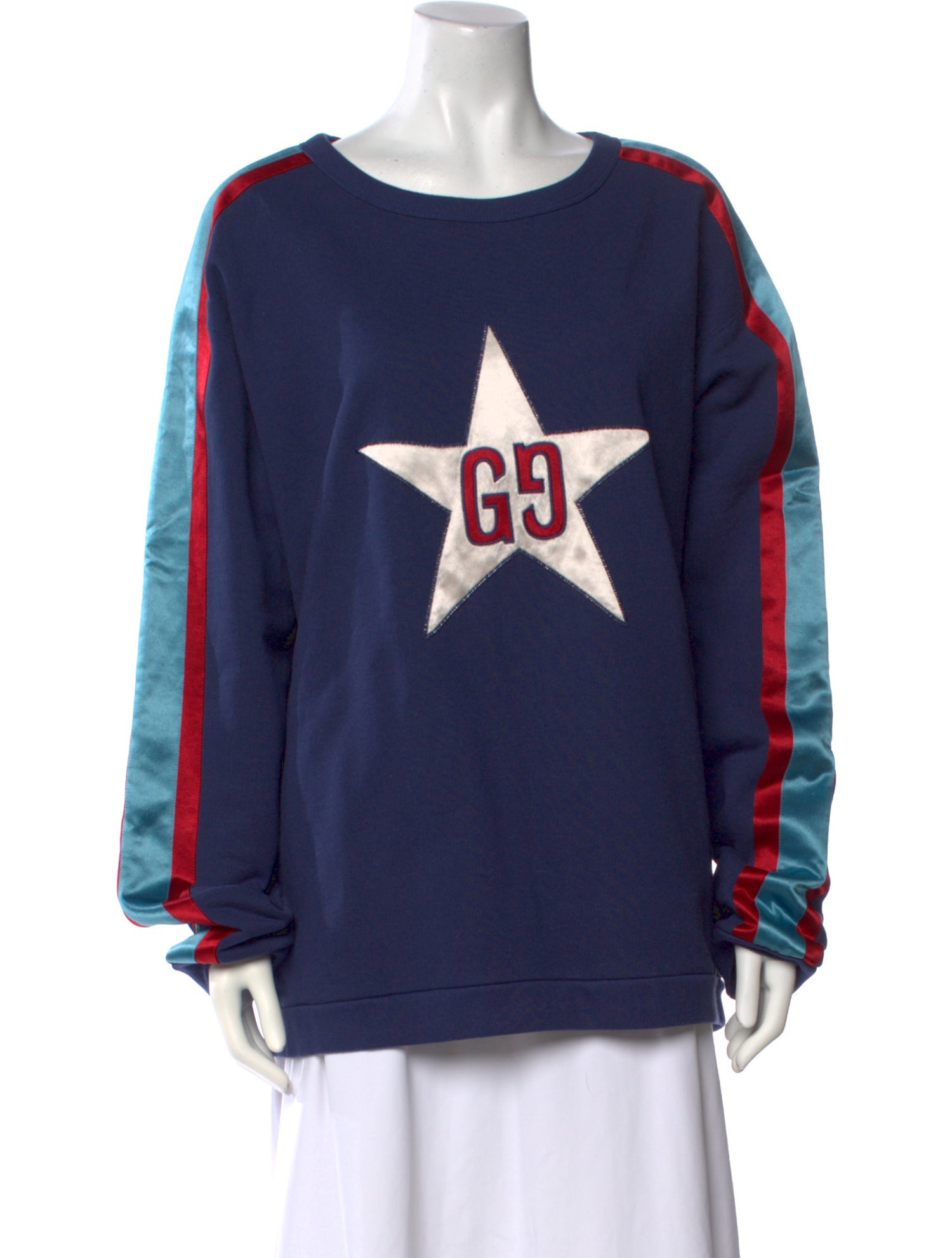 Gucci Graphic Print Scoop Neck Sweatshirt w/ Tags