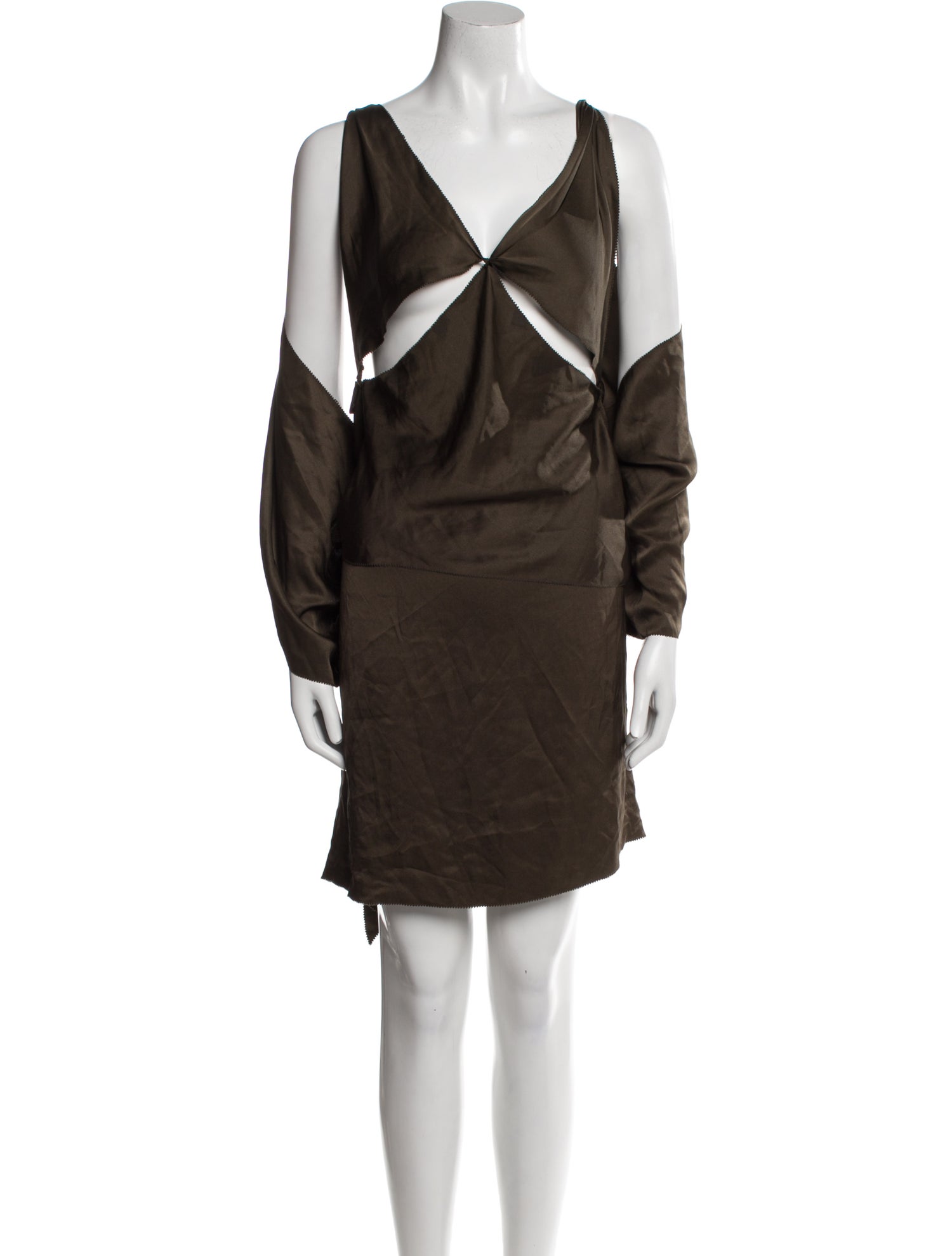 Gucci Wool Cutout Accent Skirt Set