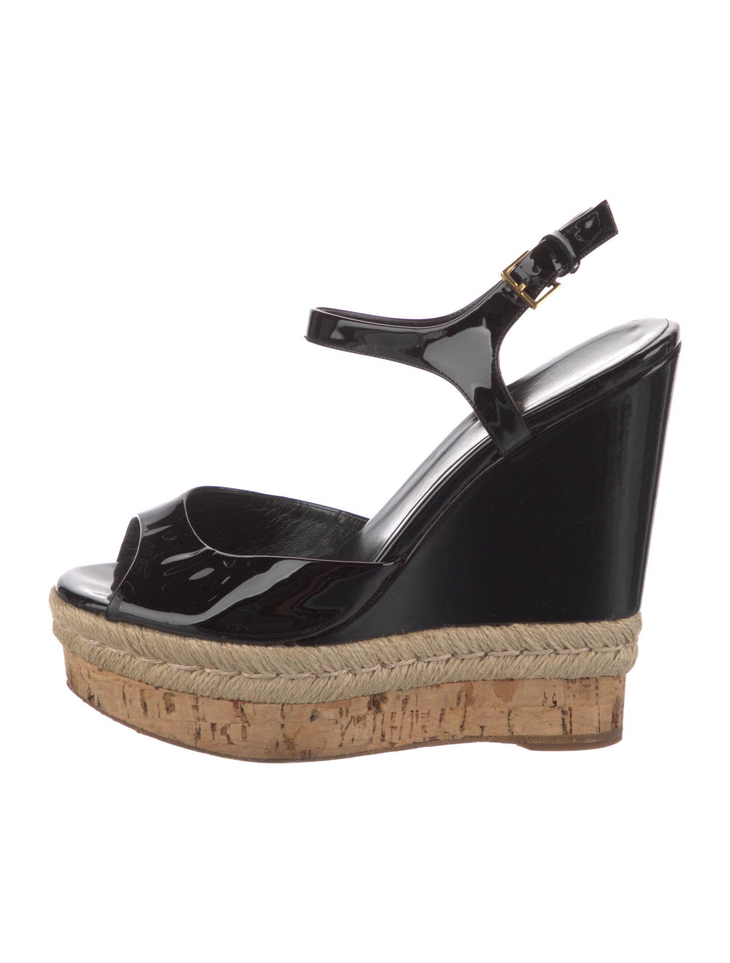 Gucci Patent Leather Espadrilles