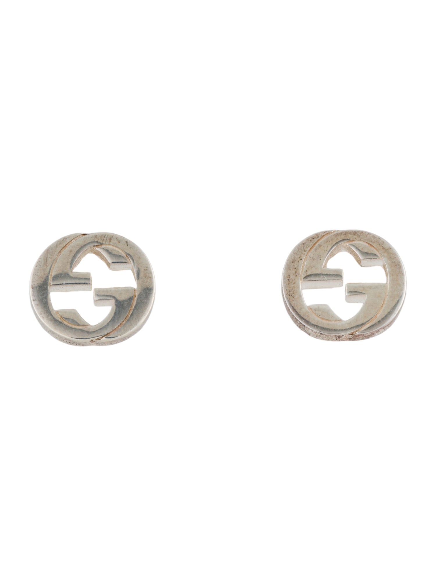 Gucci Interlocking Stud Earrings