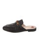 Gucci Web Accent Leather Mules