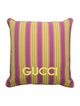 Gucci Canvas Throw Pillow