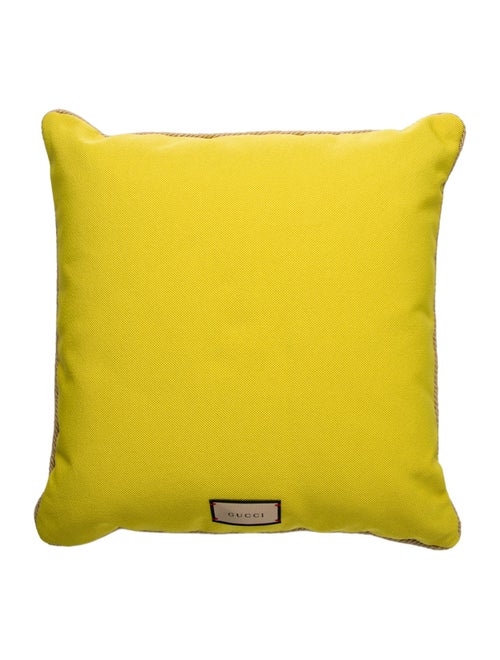 Gucci Canvas Throw Pillow