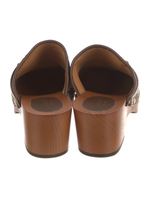 Gucci GG Canvas Canvas Mules