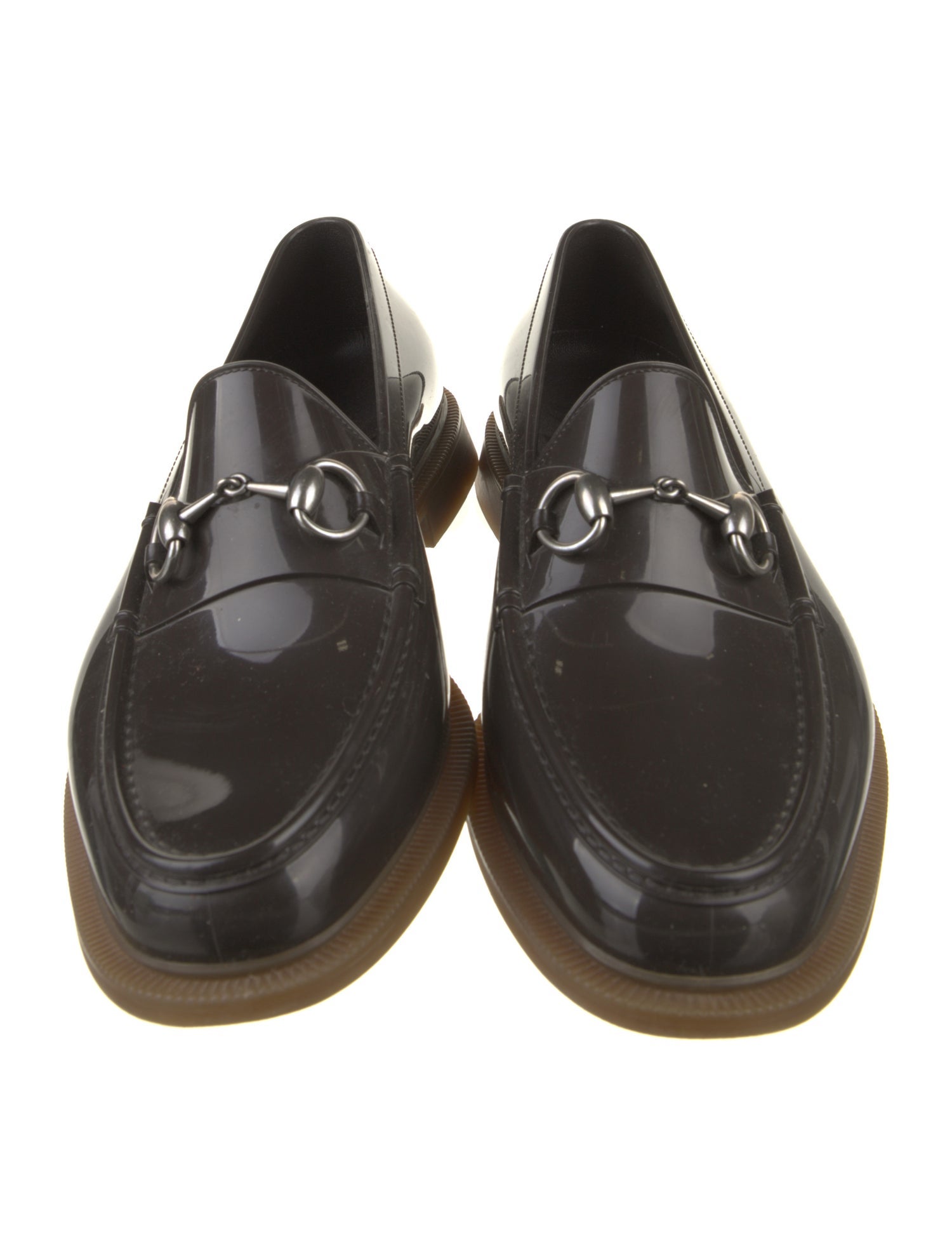 Gucci Horsebit Accent Rubber Loafers
