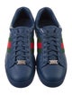 Gucci Web Accent Leather Sneakers