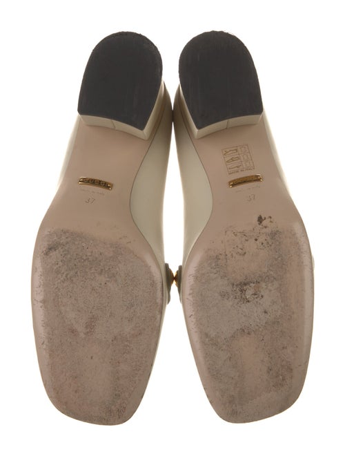 Gucci Sylvie Web Accent Leather Pumps