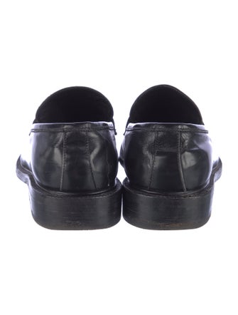 Gucci Interlocking G Logo Leather Dress Loafers