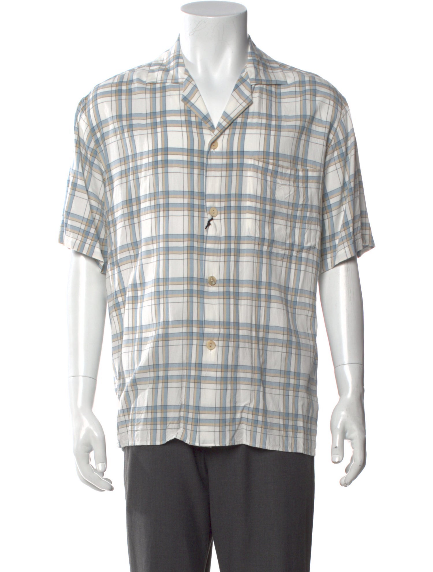 Gucci 2022 Plaid Print Shirt w/ Tags